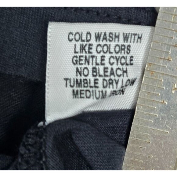 AG Adriano Goldschmied Women’s Deep V-Neck Cotton Short Sleeve Tee Black Small - Picture 5 of 10